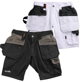 Scruffs Worker Plus Holster Mens Multi Pocket Cargo Shorts