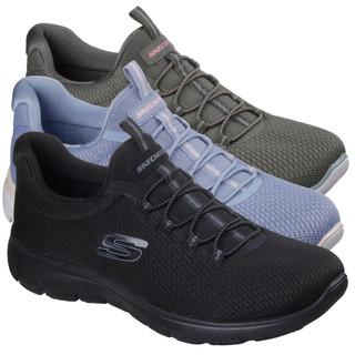 Skechers Summer Blush Womens Slip On Casual Sports Walking Trainers