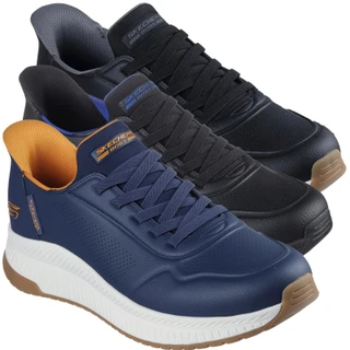 Skechers Bobs Squad 4 Direct Step Mens Slip-Ins Casual Trainers