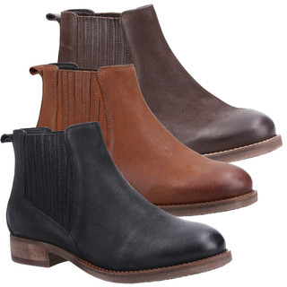 Hush Puppies Edith Womens Pull On Chelsea Dealer Ankle Boots