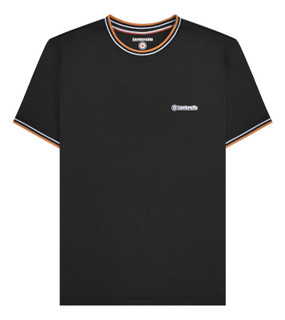 Lambretta Mens Twin Tipped Pique Classic Casual Smart T-Shirt