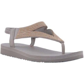 Skechers Mediation Vibrant Glow Womens Slip On Flip Flop Sandals