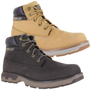 Caterpillar Persue Mid Mens Casual Lace Up Leather Ankle Boots