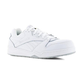 Reebok BB4500 Mens S3 SRC Safety Composite Toe/Midsole Trainers, white safety shoes with protective toe cap and comfortable midsole for work safety.