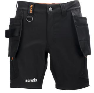 Scruffs Alverton Mens Holster Multi Pocket Cargo Shorts Waist