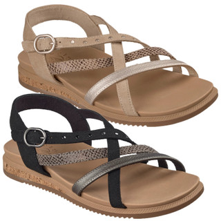Skechers Desert Kiss Low Seaside Sling Womens Ankle Strap Sandals