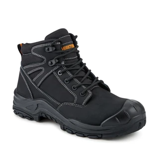 Mens Worktough Brompton Black Nubuck Lace Up Safety Boot S3 HRO Sizes 4-13
