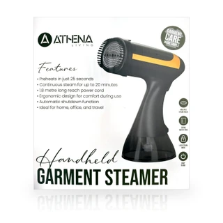 Athena 1500W Handheld Clothes Garment Steamer Iron Portable Travel Fast Heat 