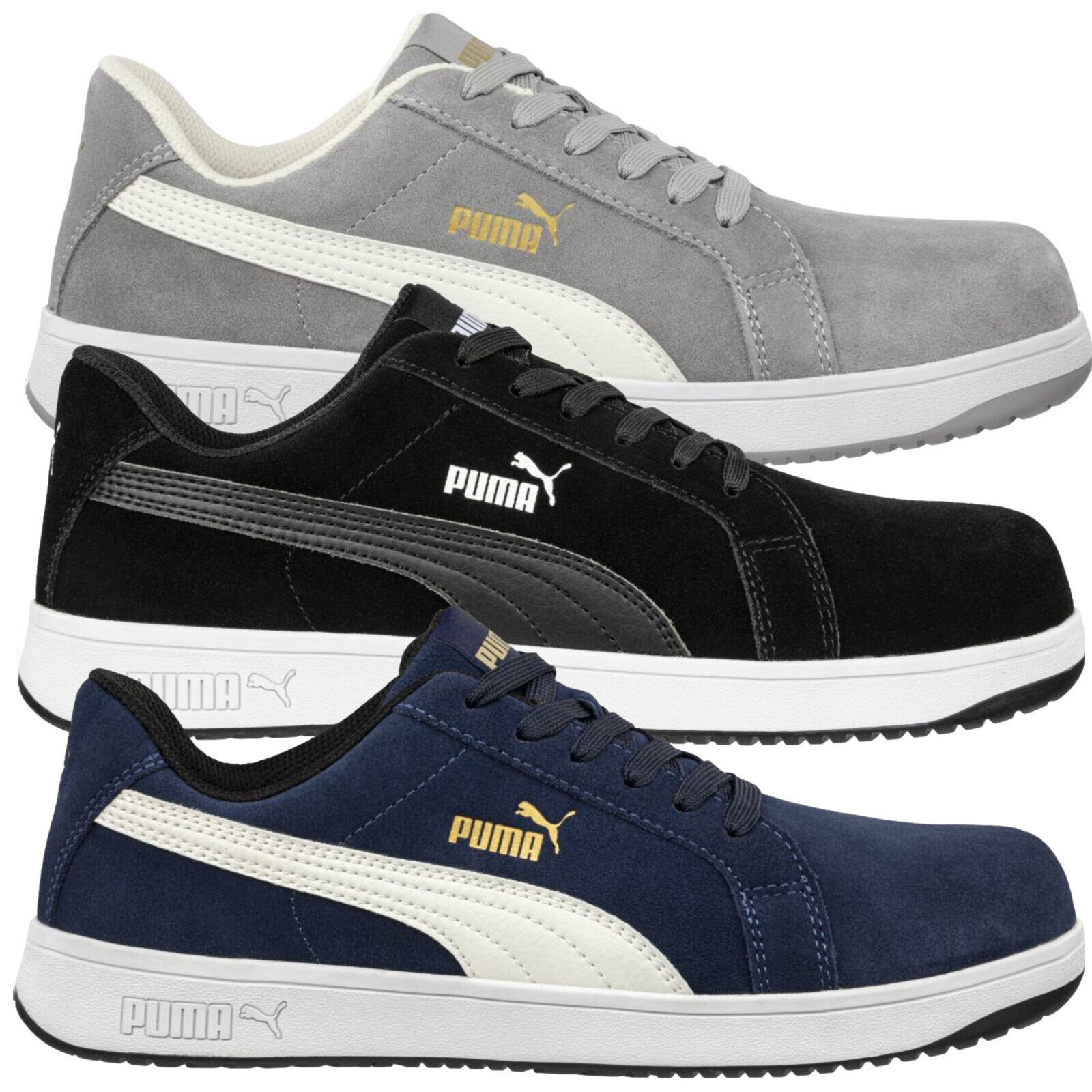 PUMA Iconic Suede Mens Safety Composite Toe Midsole S1P Work