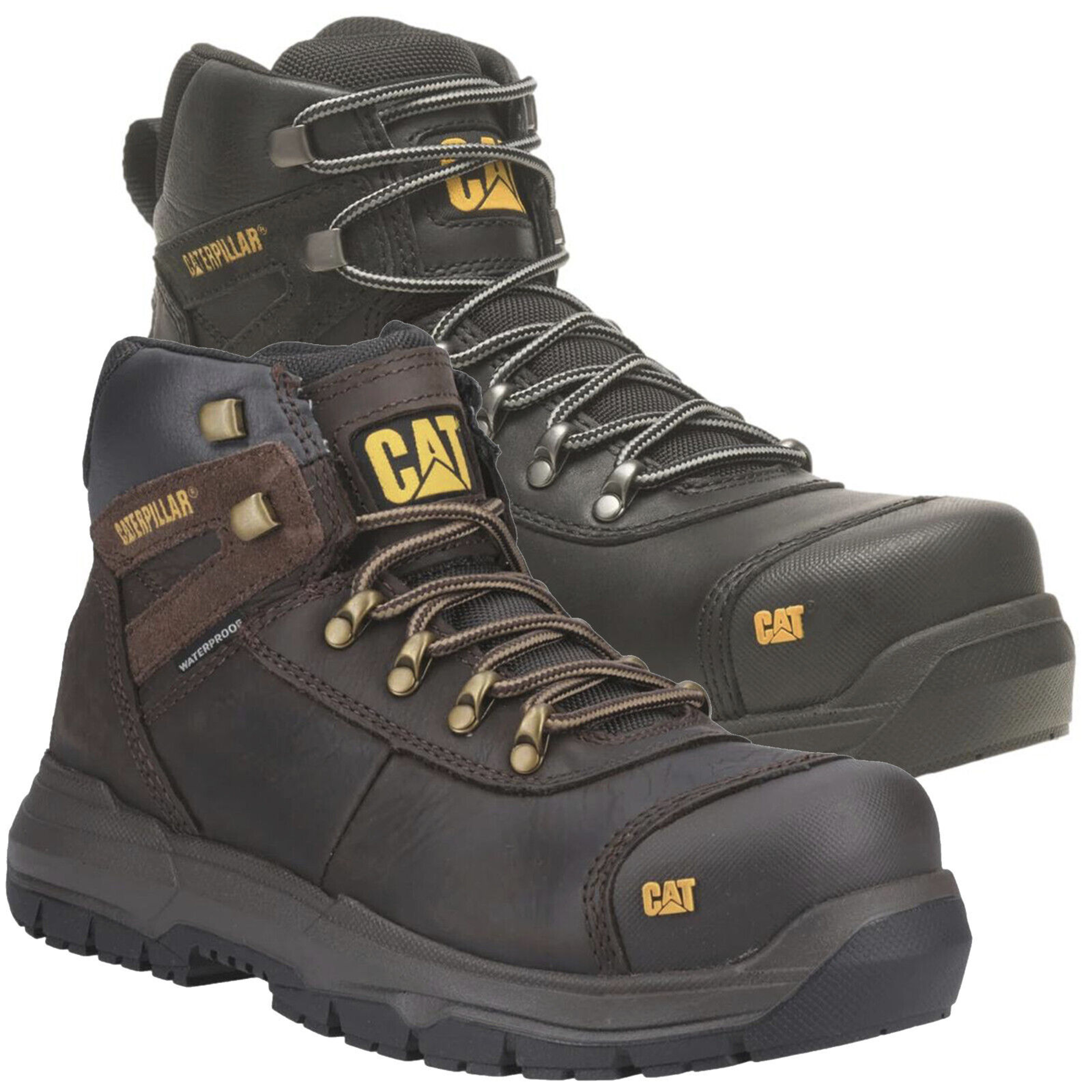 Caterpillar Pneumatic Mens S3 Safety Steel Toe Work Ankle