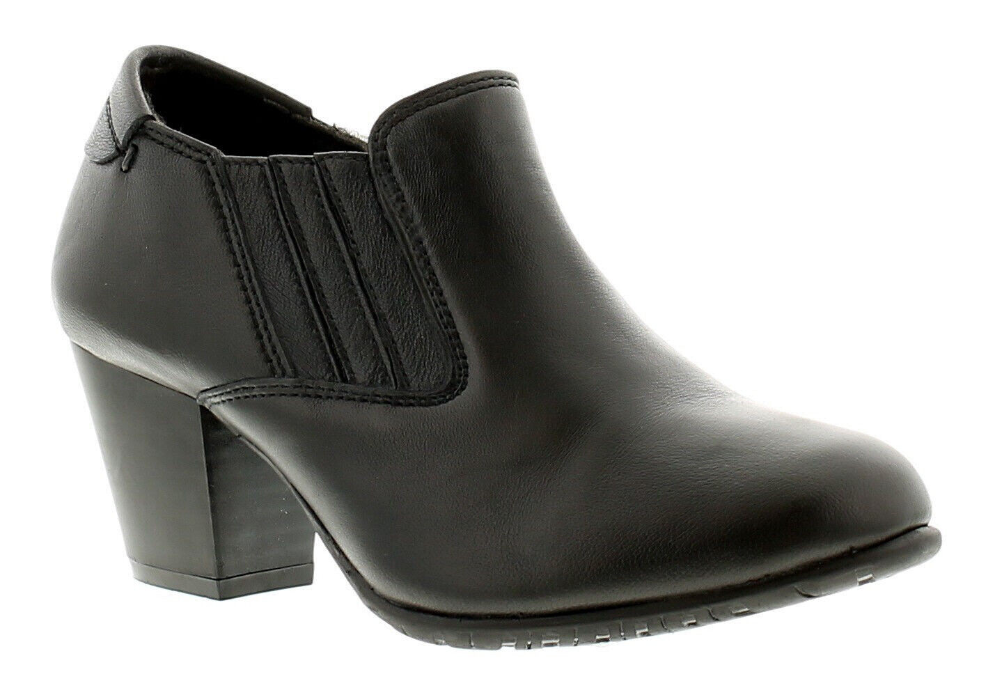 Comfort Plus Lucia Womens Leather Comfort Formal Zip Up Court