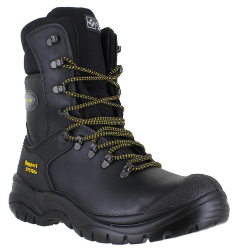 GriSport Combat Mens Tall Hi-Leg S3 Safety Steel Toe/Midsole Work Boots