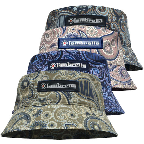 Lambretta Bucket Paisley Festival Summer Hat