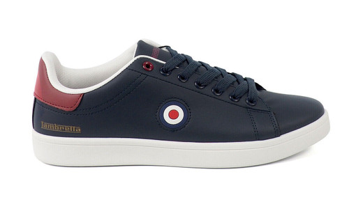 Lambretta Pinball Mens Casual Smart Lace Up Memory Foam Trainers