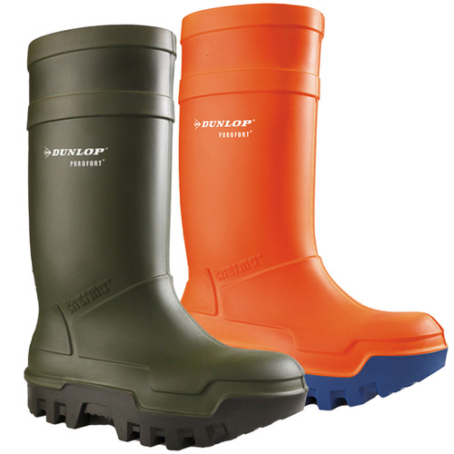 Dunlop PuroFort Thermo+ Mens Safety Work Steel Toe/Midsole S5 Wellington Wellies