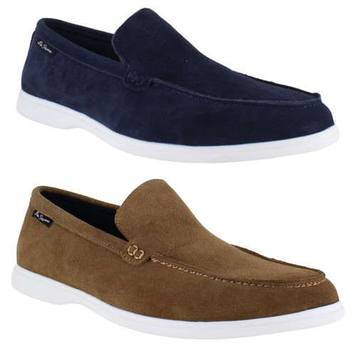 Ben Sherman Aramillo Mens Smart Casual Slip On Suede Loafers Shoes