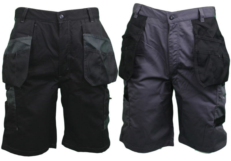 Himalayan Mens Multi-Pocket Work Trade Cargo Pockets Shorts