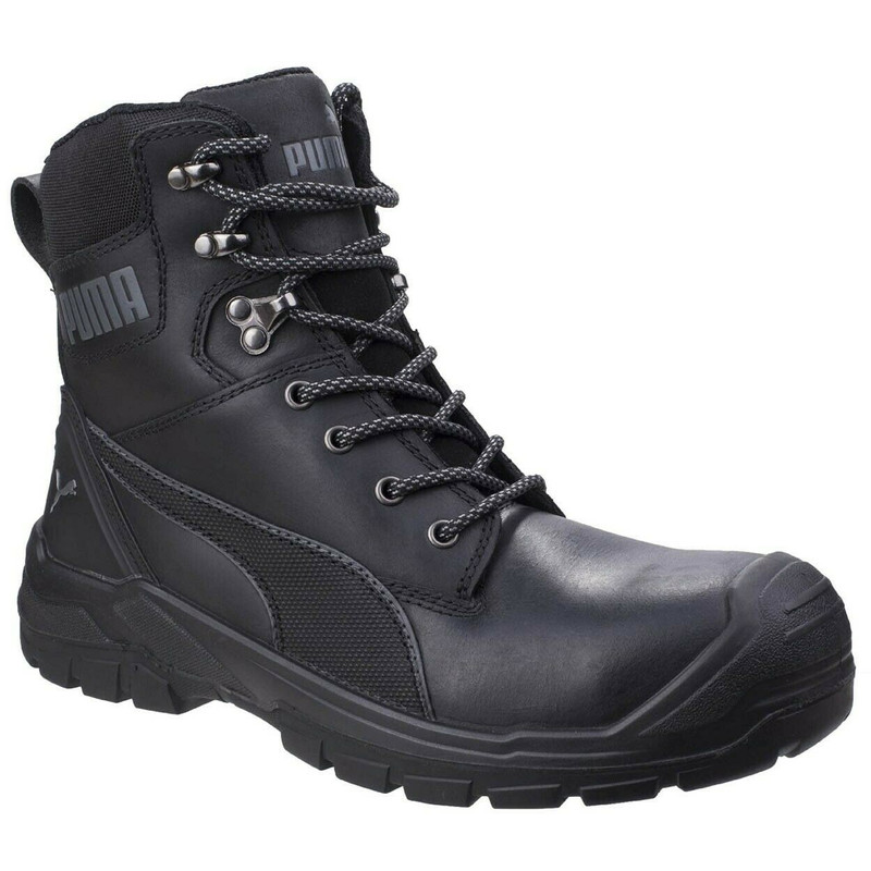 Puma Conquest Mens S3 WaterProof Side Zip Composite Metal-Free Work Safety Boots