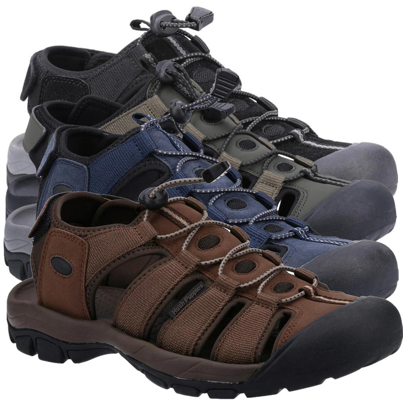 Hush Puppies Peru Mens Adventure Walking Casual Bungee Sandals