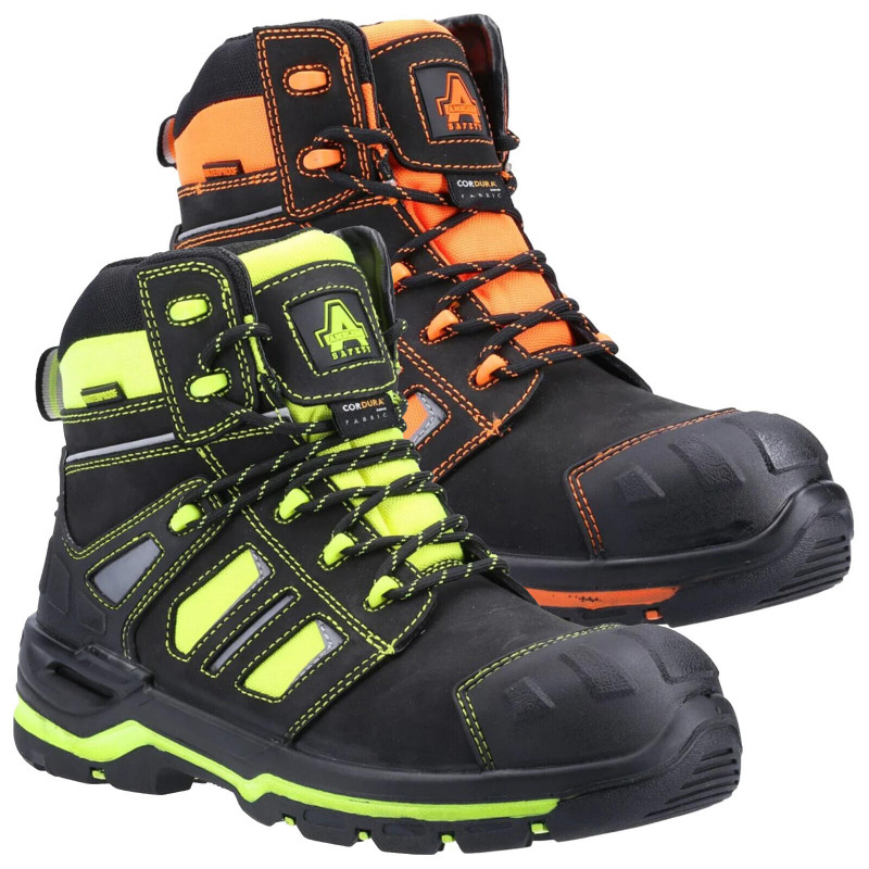 Amblers Radiant Mens Waterproof Hi-Viz Compsite Toe/Midsole Safety Ankle Boots
