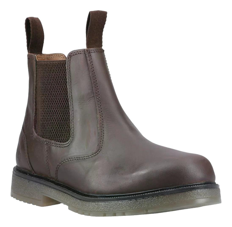 Amblers Chelmsford Mens Pull On Leather Chelsea Dealer Ankle Boots