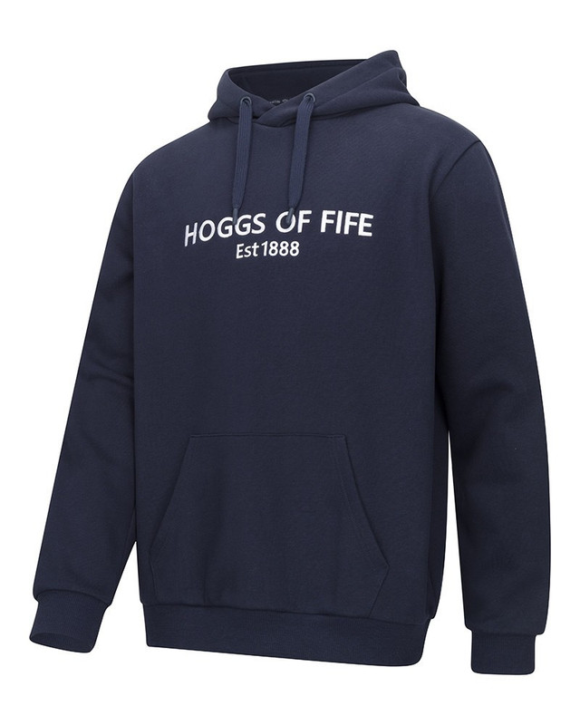 Hoggs Of Fife Annan 1888 Mens Logo Pull Over Hooded Sweat Hoodie