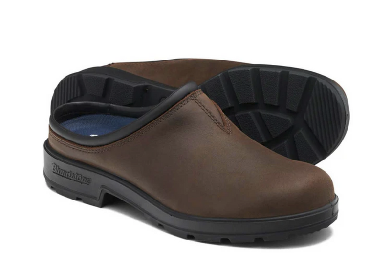 Blundstone 2421 Mens Classic Orignal Leather Slip On Clog Sandal