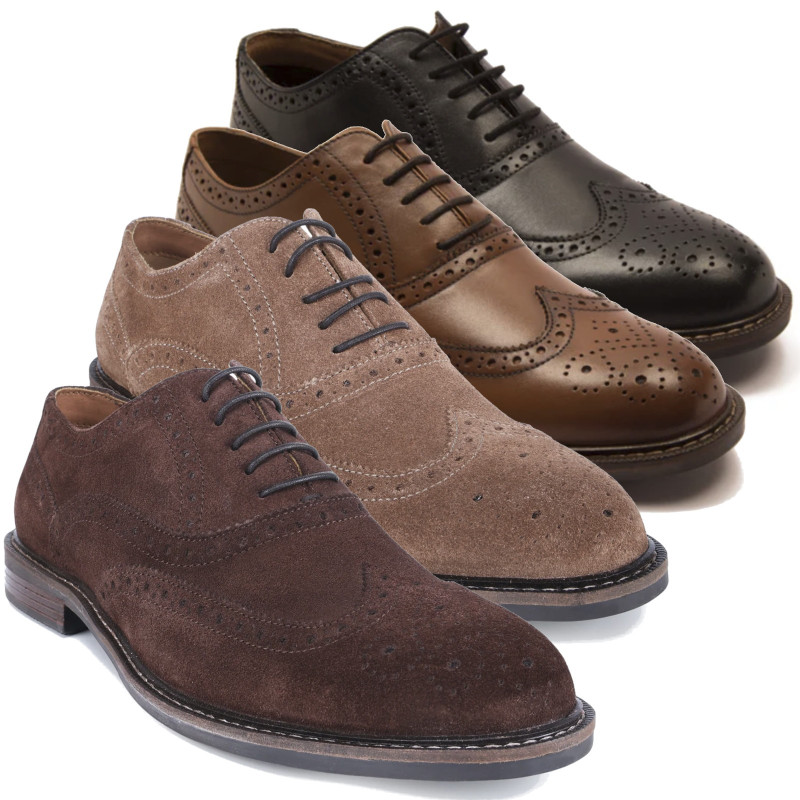 Thomas Crick Waldew Mens Lace Up Brogue Casual Leather Smart Shoes