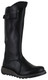 Fly London Mol 2 Womens Zip-Up Leather Wedged Knee High Leg Boots