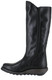 Fly London Mol 2 Womens Zip-Up Leather Wedged Knee High Leg Boots
