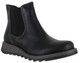 Fly London Salv Womens Wedged Heeled Chelsea Leather Ankle Boots