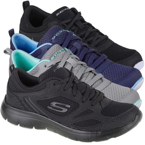 Skechers Summits Suited Womens Casual Sports Gym Walking Trainers