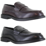 Off The Hook Perry Mens Penny Loafer Slip On Leather Smart Shoes