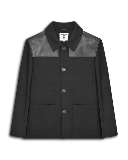 Lambretta Mens Donkey Jacket Classic MOD SKA Shoulder Panel