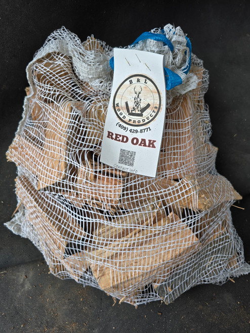 Red Oak - Chunked Cooking Wood by the Bag Red Oak - Chunked Cooking Wood by the Bag