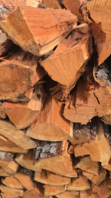 End Shot of Cherry Cooking Wood