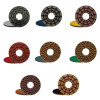 Alpha Twincur GEM-V Straight and Edge Polishing Pads- 6"