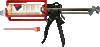 Akemi MR200X Skeleton Cartridge Gun for Color Bond Adhesive
