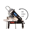 Pearl VX10.2RSPRO 10-Inch Wet Tile Rail Saw with Plunge-Cutting Capability for Large-Format Tile Cutting