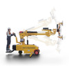 Abaco AMITC400 panel transport cart with vacuum lifter - view 3