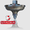 Stadea Granite Profile Wheel Diamond Stone Marble Ogee Edge Profile, F40 1-1/2"   M14 Arbor