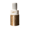 Apexx White Incremental Cutting Bit Reverse-Thread for Quartzite