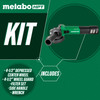 Metabo Angle Grinder 4-1/2" 12 Amp AC Brushless Variable Speed Angle Grinder | Metabo HPT G12VE2 Metabo Angle Grinder 4-1/2" 12 Amp AC Brushless Variable Speed Angle Grinder | Metabo HPT G12VE2