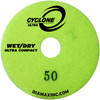 Cyclone Ultra Compact Diamond Polishing Pads Wet/Dry For Granite, Marble, Porcelain, Quartzite - 4"