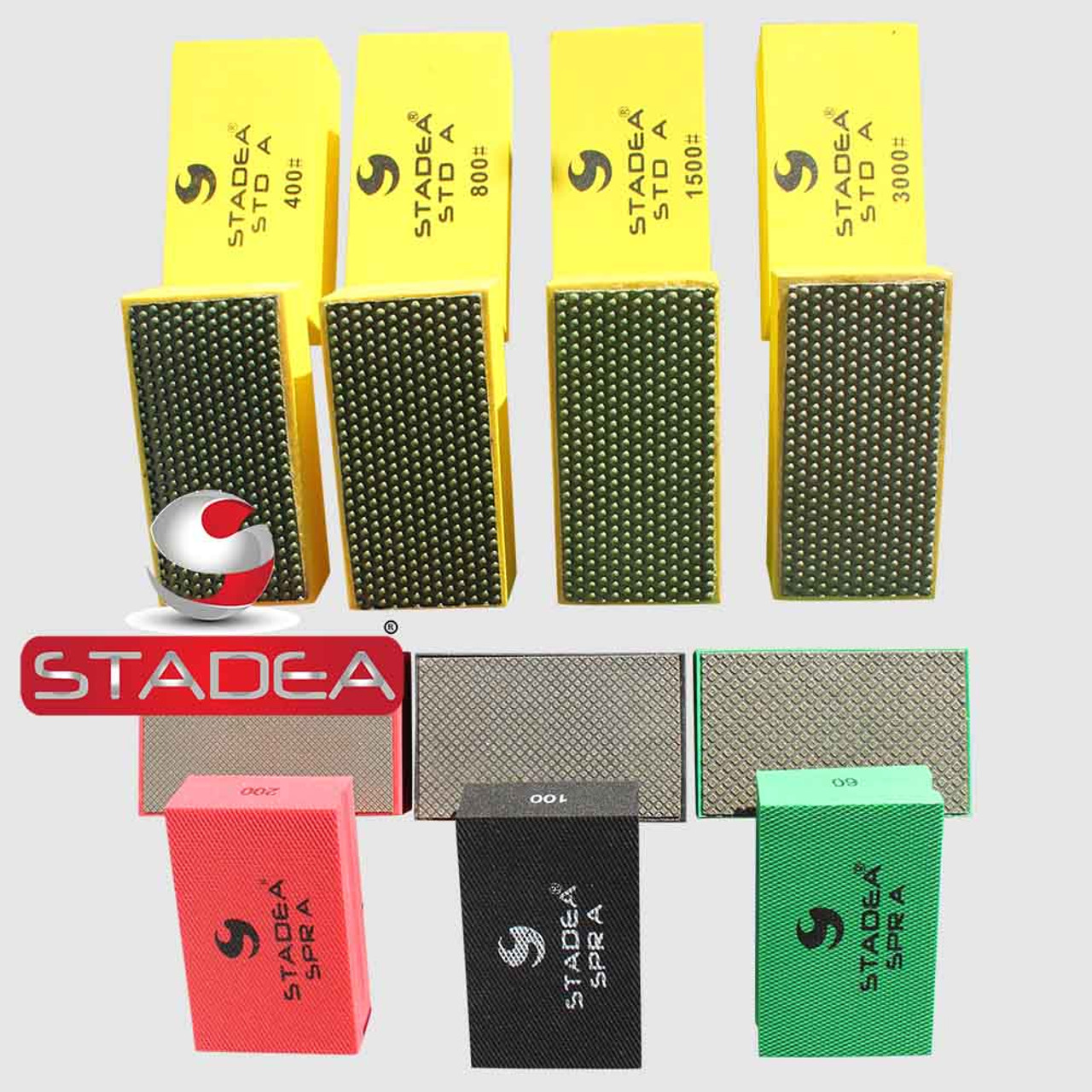 Stadea Diamond Hand Pads for Glass Stone Marble Concrete Polishing