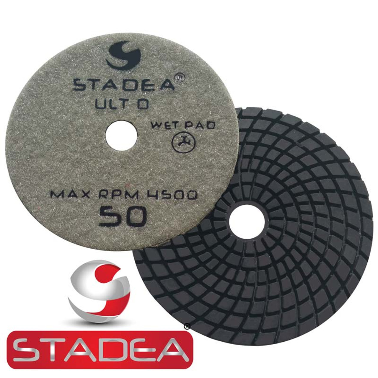 4STADEA Granite Polishing Pad+Buff (5セット) 湿式研磨用Granite