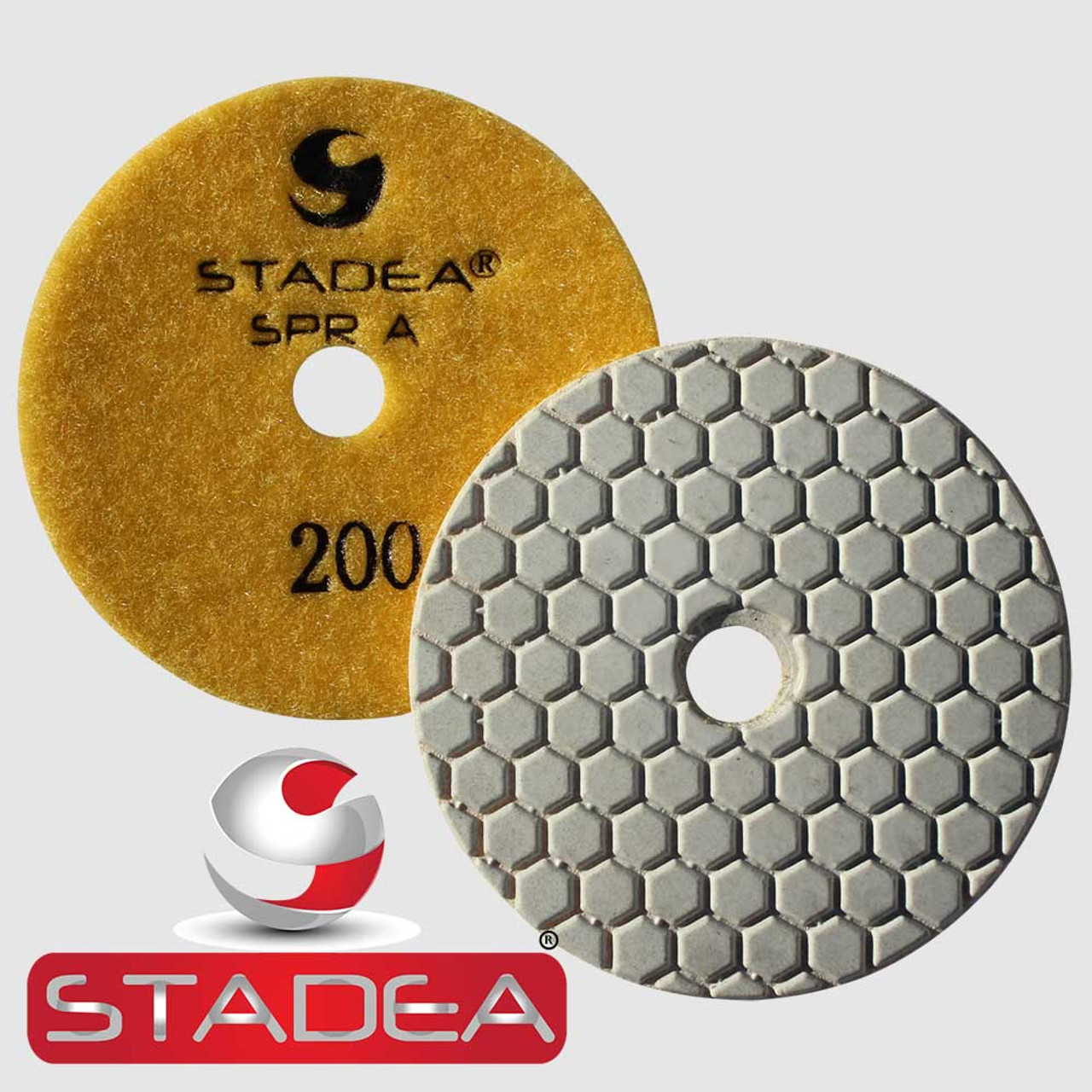 4STADEA Granite Polishing Pad+Buff (5セット) 湿式研磨用Granite