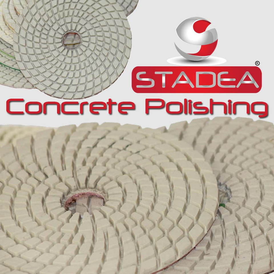 How to Choose Diamond Polishing Pad to Polish Granite Concrete Marble Stone Countertops and Edges