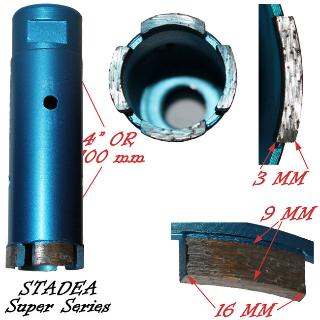 Stadea diamond concete hole saw core drill bits for concrete