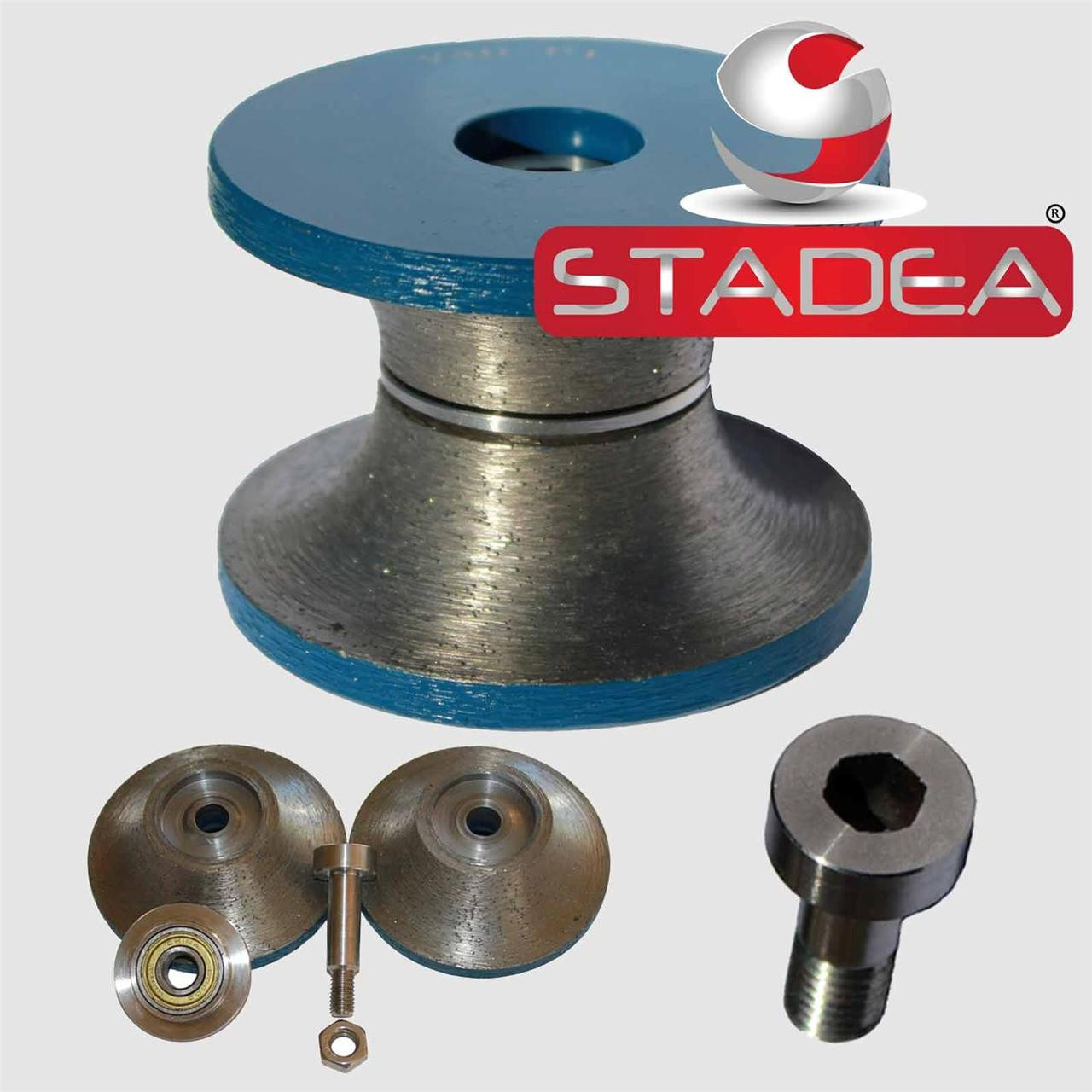 Diamond Bullnose Router Bits Kit For Granite Stone Marble Full Bullnose ...